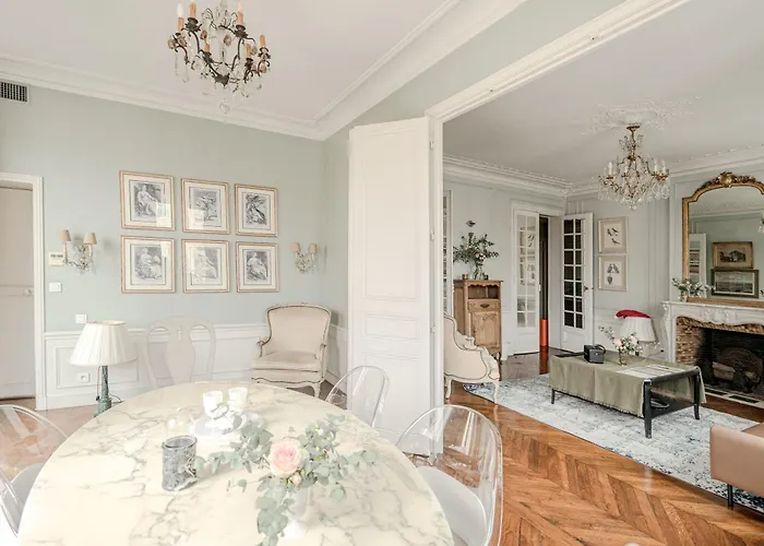 Ac 3bds With Arc De Triomphe View & Terrace Appartement